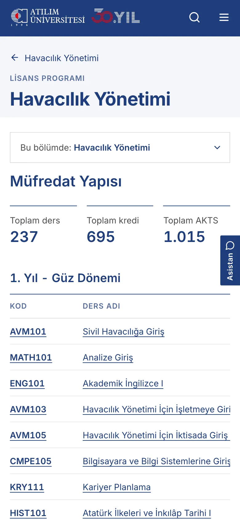 Curriculum on a phone.